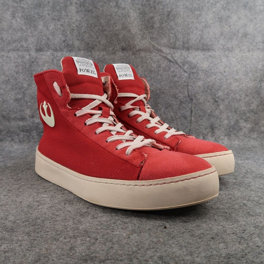 Star Wars Shoes Womens 9 Po Zu Sneakers Resistance Red Boot High Top Trainers